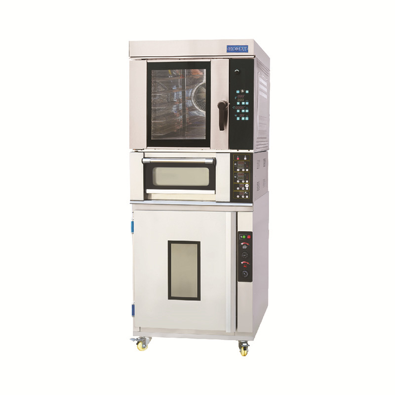 Electric Convection Oven+Electric SingleTray Oven+16Trays Proofer HM-705E+901+16P